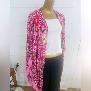 Free People Floral Kimono Duster – Boho Style, One Size